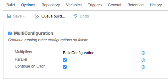 Parallel builds in Visual Studio Team Services